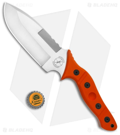 Sniper Bladeworks MAMU Fixed Blade Knife Orange G-10 (5.5" Satin) 4 Sniper Bladeworks MAMU Fixed Blade Knife Orange G-10 (5.5" Satin) - Image 4