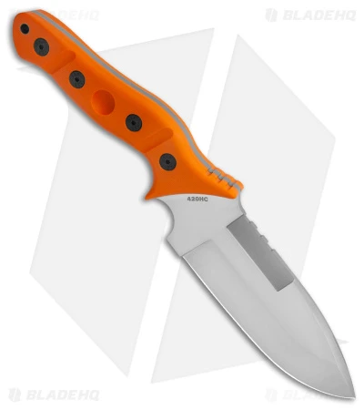 Sniper Bladeworks MAMU Fixed Blade Knife Orange G-10 (5.5" Satin) 2 Sniper Bladeworks MAMU Fixed Blade Knife Orange G-10 (5.5" Satin) - Image 2