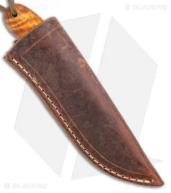 T.M. Hunt Custom Colehog Fixed Blade Knife Curly Maple (3.4" Satin) 6 T.M. Hunt Custom Colehog Fixed Blade Knife Curly Maple (3.4" Satin) -Benchmade Shop T.M. Hunt Custom Colehog Fixed Blade Curly Maple Satin BHQ 136429 jr sheath