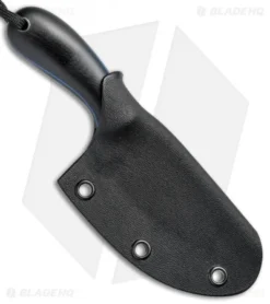 T.M. Hunt Custom Foxkit Fixed Blade Knife Black Micarta (2.75" Black) 6 T.M. Hunt Custom Foxkit Fixed Blade Knife Black Micarta (2.75" Black) -Benchmade Shop T.M. Hunt Custom Foxkit Black Micarta Black BHQ 71694 jr sheath