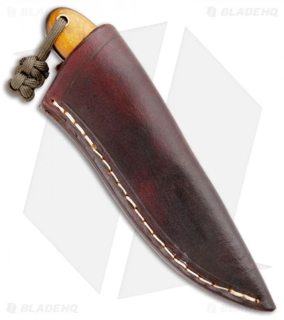 T.M. Hunt Custom Hedgehog Fixed Blade Black G-10/Osage Wood (3.75" Acid) 3 T.M. Hunt Custom Hedgehog Fixed Blade Black G-10/Osage Wood (3.75" Acid) - Image 3