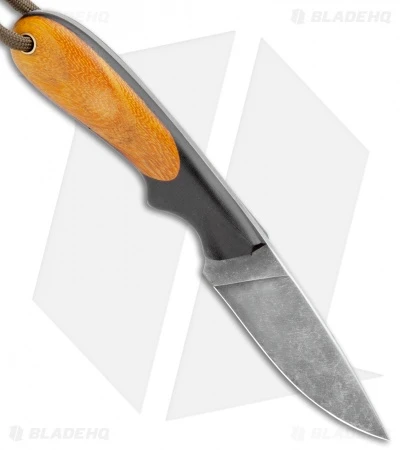 T.M. Hunt Custom Hedgehog Fixed Blade Black G-10/Osage Wood (3.75" SW) 2 T.M. Hunt Custom Hedgehog Fixed Blade Black G-10/Osage Wood (3.75" SW) - Image 2