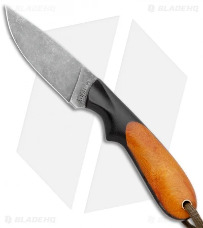 T.M. Hunt Custom Hedgehog Fixed Blade Black G-10/Osage Wood (3.75" SW) 1 T.M. Hunt Custom Hedgehog Fixed Blade Black G-10/Osage Wood (3.75" SW)