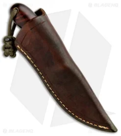 T.M. Hunt Custom Hedgehog Fixed Blade Curly Maple W/ OD Lanyard (3.75" Acid) -Benchmade Shop T.M. Hunt Custom Hedgehog Blade Curly Maple Acid BHQ 85831 jr sheath