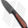 T.M. Hunt Custom Hogua Fixed Blade Black G10/ Candy Stripe Orange (3.1" Black)