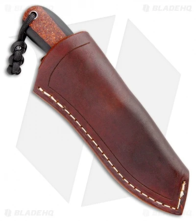 T.M. Hunt Custom Hogua Fixed Blade Black G10/ Candy Stripe Orange (3.1" Black) 3 T.M. Hunt Custom Hogua Fixed Blade Black G10/ Candy Stripe Orange (3.1" Black) - Image 3