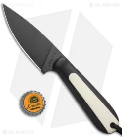 T.M. Hunt Custom Magua Fixed Blade Knife Black/White G-10 (3.5" Black) 7 T.M. Hunt Custom Magua Fixed Blade Knife Black/White G-10 (3.5" Black) -Benchmade Shop T.M. Hunt Custom Hogua Black White G 10 Black BHQ 98445 jr bottlecap