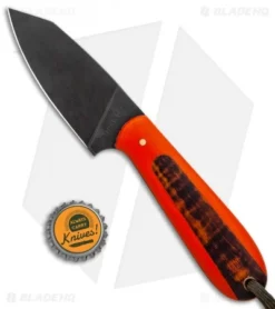 T.M. Hunt Custom Hogua Fixed Blade Knife Orange G-10/Curly Maple (3.1" Acid) 7 T.M. Hunt Custom Hogua Fixed Blade Knife Orange G-10/Curly Maple (3.1" Acid) -Benchmade Shop T.M. Hunt Custom Hogua Orange G 10 Curly Maple Acid BHQ 98467 jr bottlecap