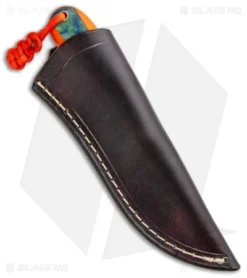 T.M. Hunt Custom Magua Fixed Blade Knife Orange G-10/Earth Resin (3.5" Black) 6 T.M. Hunt Custom Magua Fixed Blade Knife Orange G-10/Earth Resin (3.5" Black) -Benchmade Shop T.M. Hunt Custom Hogua Orange G 10 Earth Resin Black BHQ 98436 jr sheath