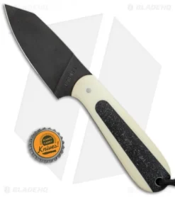 T.M. Hunt Custom Hogua Fixed Blade Knife White G-10 "Onyx Flake" (3.1" Black) 7 T.M. Hunt Custom Hogua Fixed Blade Knife White G-10 "Onyx Flake" (3.1" Black) -Benchmade Shop T.M. Hunt Custom Hogua White G 10 Onyx Flake Acid BHQ 98472 jr bottlecap