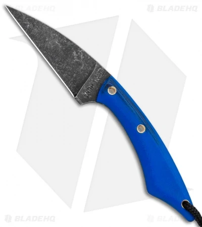 T.M. Hunt Custom Knives Hornet 2.0 Fixed Blade Knife Blue G-10 Exclusive 1 T.M. Hunt Custom Knives Hornet 2.0 Fixed Blade Knife Blue G-10 Exclusive
