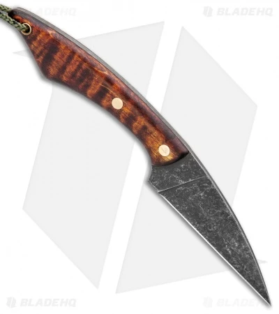 T.M. Hunt Custom Knives Hornet 2.0 Fixed Blade Knife Curly Maple Exclusive 2 T.M. Hunt Custom Knives Hornet 2.0 Fixed Blade Knife Curly Maple Exclusive - Image 2