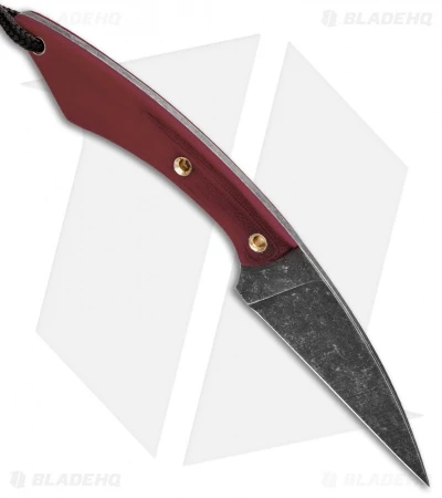 T.M. Hunt Custom Knives Hornet 2.0 Fixed Blade Knife Red G-10 Exclusive 2 T.M. Hunt Custom Knives Hornet 2.0 Fixed Blade Knife Red G-10 Exclusive - Image 2