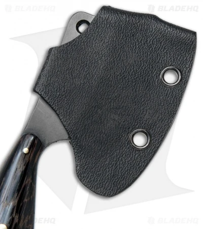 T.M. Hunt Custom "Leave It" Cleaver Keychain Knife Black Palm Wood(1.75" Black) 2 T.M. Hunt Custom "Leave It" Cleaver Keychain Knife Black Palm Wood(1.75" Black) - Image 2