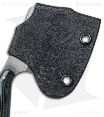 T.M. Hunt Custom "Leave It" Cleaver Keychain Knife Camo G-10 (1.75" Black) 2 T.M. Hunt Custom "Leave It" Cleaver Keychain Knife Camo G-10 (1.75" Black) - Image 2