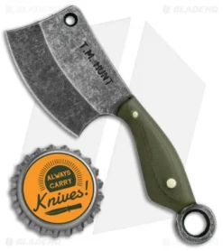 T.M. Hunt Custom "Leave It" Cleaver Keychain Knife OD Green G-10 (1.75" Black) 7 T.M. Hunt Custom "Leave It" Cleaver Keychain Knife OD Green G-10 (1.75" Black) -Benchmade Shop T.M. Hunt Custom Leave It Cleaver Keychain Green G 10 Black SW BHQ 94597 jr bottlecap