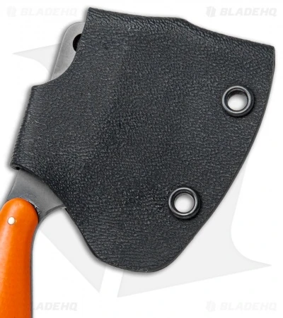 T.M. Hunt Custom "Leave It" Cleaver Keychain Knife Orange G-10 (1.75" Black) 2 T.M. Hunt Custom "Leave It" Cleaver Keychain Knife Orange G-10 (1.75" Black) - Image 2