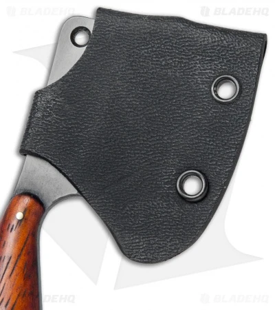 T.M. Hunt Custom "Leave It" Cleaver Keychain Knife Paduk Wood (1.75" Black) 2 T.M. Hunt Custom "Leave It" Cleaver Keychain Knife Paduk Wood (1.75" Black) - Image 2