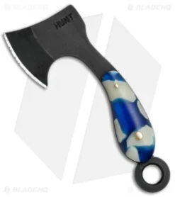 T.M. Hunt Custom "Lil Billy Bad Axe" Blue/Firefly Glow Keychain