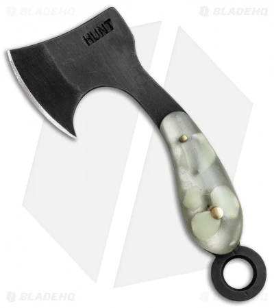 T.M. Hunt Custom "Lil Billy Bad Axe" Clear/Firefly Glow Keychain 1 T.M. Hunt Custom "Lil Billy Bad Axe" Clear/Firefly Glow Keychain