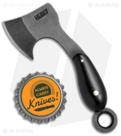 T.M. Hunt Custom "Lil Billy Bad Axe" Keychain Black G-10 -Benchmade Shop T.M. Hunt Custom Lil Billy Bad Axe Keychain Black Micarta BHQ 78449 jr bottlecap