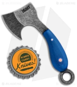 T.M. Hunt Custom "Lil Billy Bad Axe" Keychain Blue G-10 7 T.M. Hunt Custom "Lil Billy Bad Axe" Keychain Blue G-10 -Benchmade Shop T.M. Hunt Custom Lil Billy Bad Axe Keychain Blue G 10 Black SW BHQ 94593 jr bottlecap
