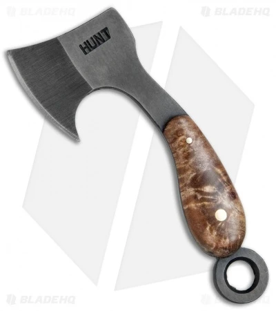 T.M. Hunt Custom "Lil Billy Bad Axe" Keychain Box Elder Burl 1 T.M. Hunt Custom "Lil Billy Bad Axe" Keychain Box Elder Burl