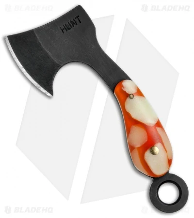 T.M. Hunt Custom "Lil Billy Bad Axe" Orange/Firefly Glow Keychain 1 T.M. Hunt Custom "Lil Billy Bad Axe" Orange/Firefly Glow Keychain