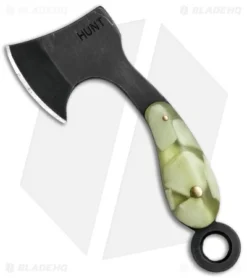 T.M. Hunt Custom "Lil Billy Bad Axe" Yellow/Firefly Glow Keychain