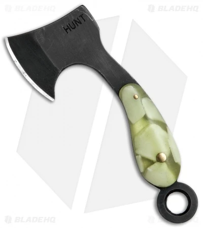 T.M. Hunt Custom "Lil Billy Bad Axe" Yellow/Firefly Glow Keychain 1 T.M. Hunt Custom "Lil Billy Bad Axe" Yellow/Firefly Glow Keychain