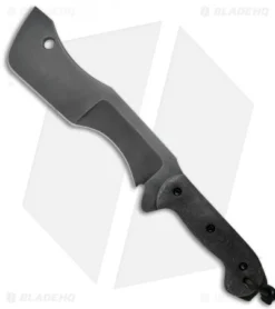 T.M. Hunt Custom M-18 Fixed Blade Knife Black Micarta W/ OD Sheath (10" Gray)