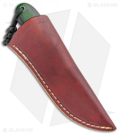 T.M. Hunt Custom Magua Fixed Blade Knife Black G-10/Green Stripe (3.5" Black) 3 T.M. Hunt Custom Magua Fixed Blade Knife Black G-10/Green Stripe (3.5" Black) - Image 3