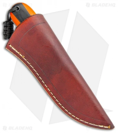 T.M. Hunt Custom Magua Fixed Blade Knife Black/Orange Opposite G-10 (3.5" Black) 3 T.M. Hunt Custom Magua Fixed Blade Knife Black/Orange Opposite G-10 (3.5" Black) - Image 3