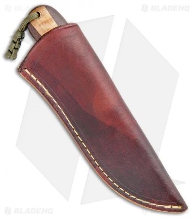 T.M. Hunt Custom Magua Fixed Blade Knife Curly Maple/Micarta (3.5" Two-Tone) 3 T.M. Hunt Custom Magua Fixed Blade Knife Curly Maple/Micarta (3.5" Two-Tone) - Image 3