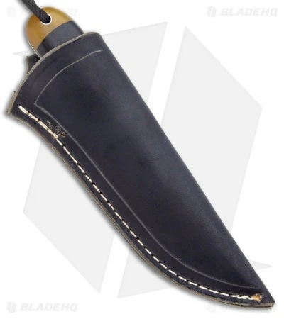 T.M. Hunt Custom Magua Fixed Blade Knife Bullseye Green/Black G-10 (3.5" Satin) 3 T.M. Hunt Custom Magua Fixed Blade Knife Bullseye Green/Black G-10 (3.5" Satin) - Image 3