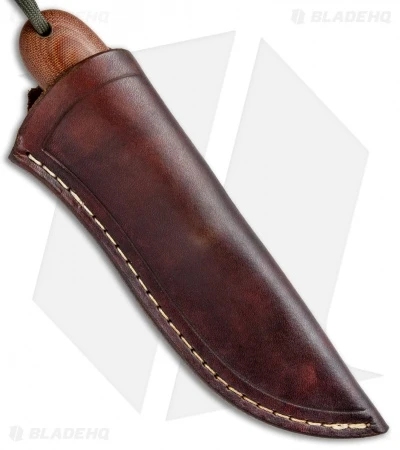 T.M. Hunt Custom Magua Fixed Blade Knife Natural Micarta (3.5" Black) 3 T.M. Hunt Custom Magua Fixed Blade Knife Natural Micarta (3.5" Black) - Image 3