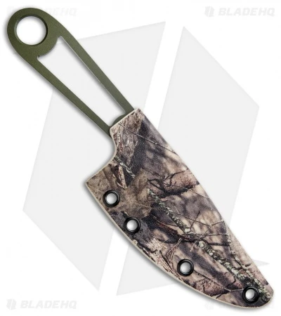 T.M. Hunt Custom Magua Fixed Blade Knife Skeletonized (3.5" OD Green) 3 T.M. Hunt Custom Magua Fixed Blade Knife Skeletonized (3.5" OD Green) - Image 3