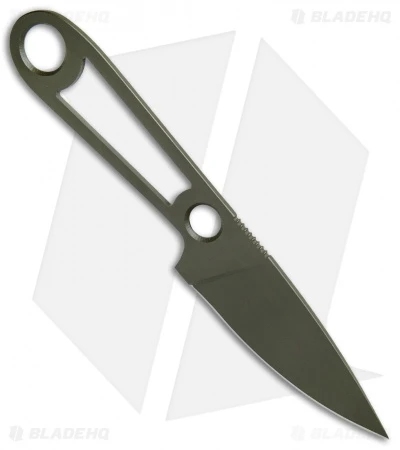 T.M. Hunt Custom Magua Fixed Blade Knife Skeletonized (3.5" OD Green) 2 T.M. Hunt Custom Magua Fixed Blade Knife Skeletonized (3.5" OD Green) - Image 2