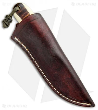 T.M. Hunt Custom Magua Fixed Blade Knife White G-10/Curly Maple (3.5" Black) 3 T.M. Hunt Custom Magua Fixed Blade Knife White G-10/Curly Maple (3.5" Black) - Image 3