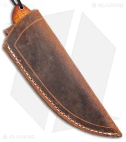 T.M. Hunt Custom Nomad Fixed Blade Knife Curly Oak (4" Satin) 6 T.M. Hunt Custom Nomad Fixed Blade Knife Curly Oak (4" Satin) -Benchmade Shop T.M. Hunt Custom Nomad Fixed Blade Curly Oak Satin BHQ 136428 jr sheath