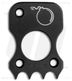 T.M. Hunt Custom Ringpop Laser Engraved Bomb Knuck (01-Steel Black DLC)