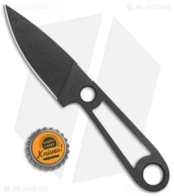 T.M. Hunt Custom Skelemaug Fixed Blade Knife Coyote Brown Kydex (3.75" Black) -Benchmade Shop T.M. Hunt Custom Skelemaug Black Coyote Brown Kydex BHQ 78432 jr bottlecap