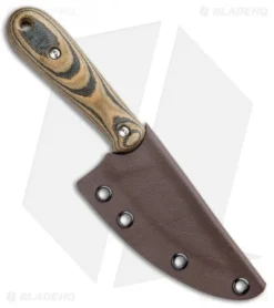 T.M. Hunt Custom Skelemaug Fixed Blade Camo Micarta (3.75" Black SW) -Benchmade Shop T.M. Hunt Custom Skelemaug Camo Micarta Black SW BHQ 95408 jr sheath