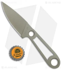 T.M. Hunt Custom Skelemaug Fixed Blade W/ Red Kydex Sheath (3.75" Coyote Brown) -Benchmade Shop T.M. Hunt Custom Skelemaug Coyote Brown Red Kydex BHQ 78430 jr bottlecap 2