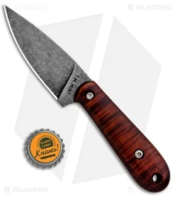 T.M. Hunt Custom Skelemaug Fixed Blade Knife Curly Maple (3.75" Acid) -Benchmade Shop T.M. Hunt Custom Skelemaug Curly Maple Acid Washed BHQ 85826 jr bottlecap