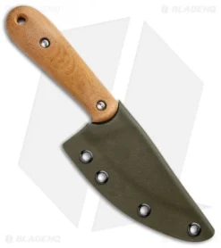 T.M. Hunt Custom Skelemaug Fixed Blade Natural Micarta (3.75" Black SW) 6 T.M. Hunt Custom Skelemaug Fixed Blade Natural Micarta (3.75" Black SW) -Benchmade Shop T.M. Hunt Custom Skelemaug Natural Micarta Black SW BHQ 95409 jr sheath