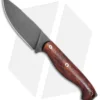 T.M. Hunt Custom Yuma Fixed Blade Knife Padouk Wood (4.25" Black)