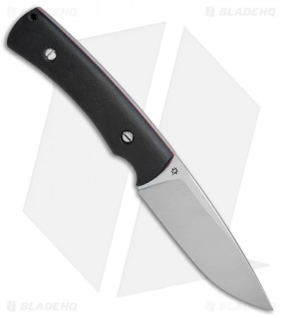 TK Knives Telchar Fixed Blade Knife Black G-10 (4" Satin/SW) 2 TK Knives Telchar Fixed Blade Knife Black G-10 (4" Satin/SW) - Image 2