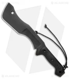 T.M. Hunt Custom M-18 Fixed Blade Knife Black Textured Micarta (10" Black)