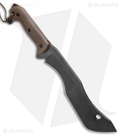 T.M. Hunt Custom M-18 Fixed Blade Knife OD Green Micarta (10" Black) 2 T.M. Hunt Custom M-18 Fixed Blade Knife OD Green Micarta (10" Black) - Image 2